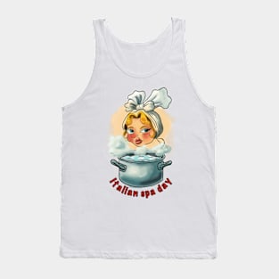 Italian Spa Day Tank Top